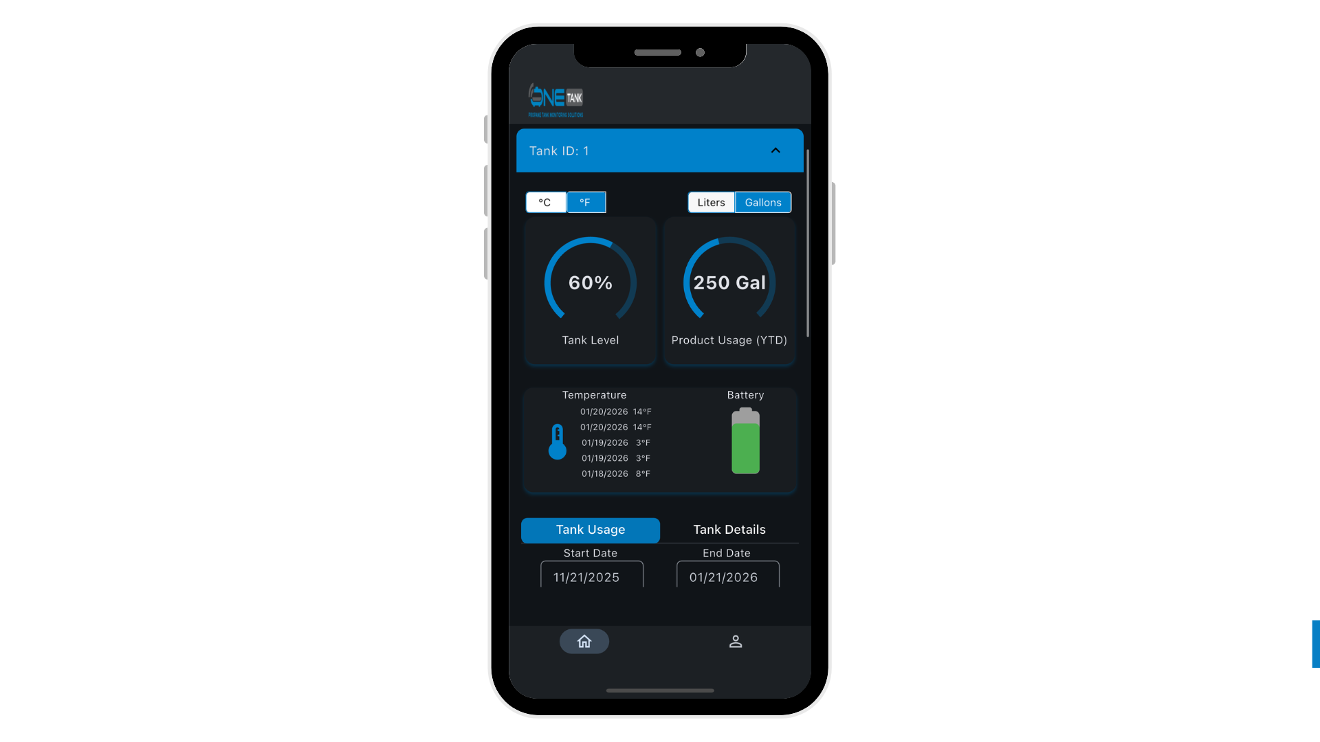 One-Tank screen 2